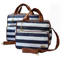 kit Bolsa Mala Maternidade menino menina passeio Enxoval