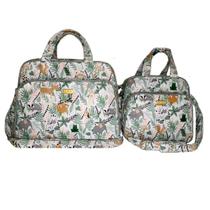 kit Bolsa Mala Maternidade menino menina Safari Rubi Baby kit Bolsa Mala Maternidade menino menina Safari Rubi Baby