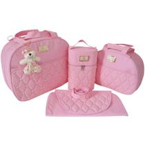 Kit Bolsa Mala Maternidade Modelo Perola Envio Imediato 4 peças