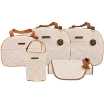 Kit Bolsa Mala Maternidade Para Bebê Várias Cores Menina e Menino