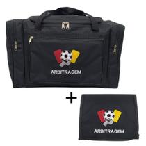 Kit Bolsa Mala Tamanho M e Porta Itens Acessórios de Arbitragem Profissional