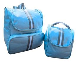 Kit Bolsa Maternidade 02 Peças Alça Reversível Bebê Alyaht - Azul-claro Kit Bolsa Maternidade 02 Peças Alça Reversível Bebê Alyaht - Azul-claro