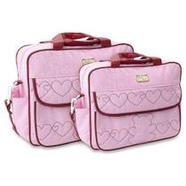 Kit Bolsa Maternidade 2 Peças Coroa Menino Menina - LIZ BABY TOY