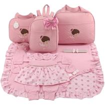 Kit bolsa maternidade 3 peças bailarina + saida maternidade