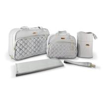 Kit Bolsa Maternidade 5 Peças para Viagem e Passeio - Ludy Baby