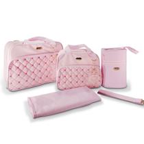 Kit Bolsa Maternidade 5 Peças para Viagem e Passeio - Ludy Baby