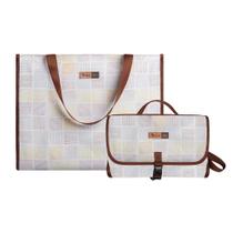 Kit Bolsa Maternidade Alce Bag e Trocador Portátil Ocre