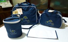 Kit Bolsa Maternidade Angels Elefante 4 pçs Mimos Kit Bolsa Maternidade Angels Elefante 4 pçs Mimos
