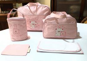 Kit Bolsa Maternidade Baby Blessed 5 pçs Rosa Kit Bolsa Maternidade Baby Blessed 5 pçs Rosa