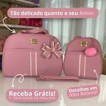 Kit Bolsa Maternidade com Mochila G+M para Bebê Menino/Menina