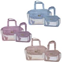 Kit Bolsa Maternidade e Frasqueira Menino/ Menina Alça Dupla Mamãe Bebê Impermeável Kit Bolsa Maternidade e Frasqueira Menino/ Menina Alça Dupla Mamãe Bebê Impermeável