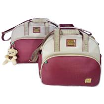 Kit Bolsa Maternidade Enxoval Bebe Menina Menino com chaveiro + Trocador