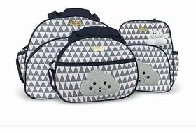 Kit Bolsa Maternidade + Frasqueira + Mochila Nuvem - Mave Baby Kit Bolsa Maternidade + Frasqueira + Mochila Nuvem - Mave Baby