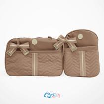 Kit Bolsa Maternidade Mala, bolsa de bebê, conjunto maternidade, kit 2 peças Tiara Baby