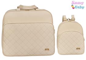 Kit Bolsa Maternidade Mala e Mochila P Luxo - Lilian Baby