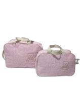 Kit Bolsa Maternidade Mel Baby Rosa Claro