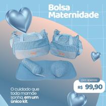 Kit Bolsa Maternidade Mochila menino azul mochila maternidade kit mala maternidade saída hospital bebe