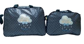 Kit Bolsa Maternidade Nuvem Baby Azul Marinho