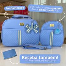Kit Bolsa Maternidade para Bebê Menino/Menina com Mochila G+M