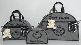 Kit Bolsa Maternidade personalizada três peças ( bolsa grande e media e nécessaire) Kit Bolsa Maternidade personalizada três peças ( bolsa grande e media e nécessaire)