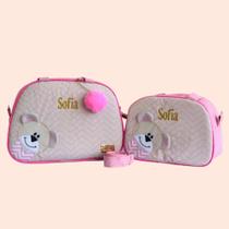 Kit Bolsa Maternidade Personalizada Ursa - Elyã Baby