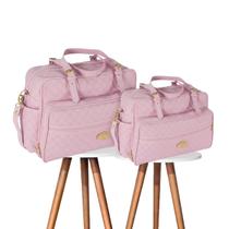 Kit Bolsa Maternidade Saída Mala Bebê Griff Impermeável 2 Pç