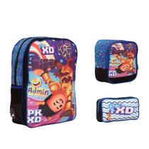 Kit Bolsa Mochila Escolar Criança PK XD Resistente Passeio