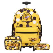 Kit Bolsa Mochila Infantil Rodinhas Natan Por Aí Passeio Kit Bolsa Mochila Infantil Rodinhas Natan Por Aí Passeio