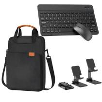 Kit Bolsa Pasta alça Transporte + Teclado Compativel Xiaomi POCO Pad X1 e Xiaomi Mi Pad 7/7 Pro 11.2
