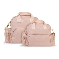 Kit Bolsa Saída Maternidade 2 Peças Mala Bebê De Griff Baby Resistente E Impermeável Menino Menina