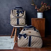 Kit Bolsa Saída Maternidade de Luxo Menino/Menina 2 peças e laços Kit Bolsa Saída Maternidade de Luxo Menino/Menina 2 peças e laços
