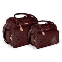 Kit Bolsa Saída Maternidade Griff Bebê Impermeável 2 Peças Mala De Luxo Com Alça Resistente