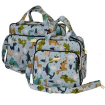 Kit Bolsa - Saída Maternidade Infantil Dino - Luxo