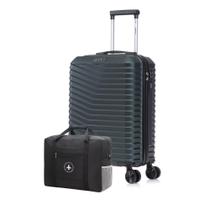 Kit Bolsa Sortida + Mala de Bordo 10kg Com Rodas Removíveis