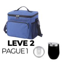 Kit Bolsa Térmica Grande Portatil Marmita Viagem Com Alça Festas Com Copo Cuia Térmico 360ml
