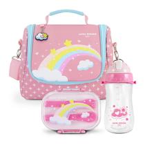 Kit Bolsa Térmica Lancheira Necessaire Marmita Lanches Garrafa Squeeze Infantil Escola Passeio Creche BPA Free Kit Bolsa Térmica Lancheira Necessaire Marmita Lanches Garrafa Squeeze Infantil Escola Passeio Creche BPA Free