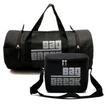 Kit Bolsa Térmica + Mala De Academia Fitness SK Preto . - BAG BREAK