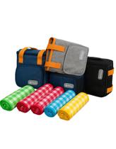 Kit Bolsa Térmica Tapete Impermeável 2 m x 2 m