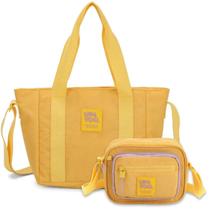 Kit Bolsa Transversal Tiracolo Crinkle De Ombro Promo Up4you