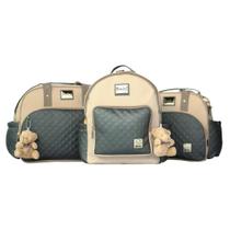 Kit Bolsas Bebe Maternidade Enxoval G, M, Mochila E Trocador Kit Bolsas Bebe Maternidade Enxoval G, M, Mochila E Trocador