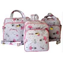 Kit Bolsas - Bebê Maternidade Infantil Bl 3 Pç