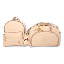 Kit Bolsas Bebe Maternidade Miellu - G, Mochila - Trocador