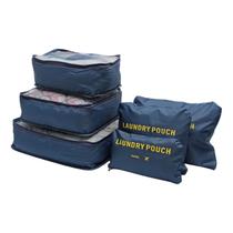 Kit Bolsas De Armazenamento Organizador Para Viagem 6 Pçs