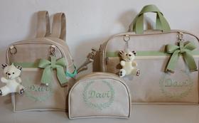Kit bolsas de maternidade personalizadas, Obs informar o nome da criança