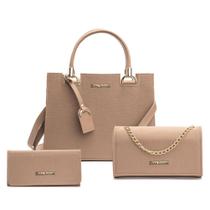 Kit Bolsas Femininas Luxo (bolsa Grande + Bolsa Festa + Carteira) Kit Bolsas Femininas Luxo (bolsa Grande + Bolsa Festa + Carteira)