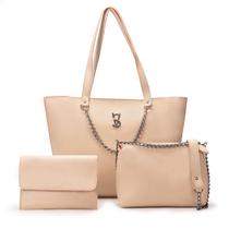 Kit Bolsas feminino 3 pçs Bolsa Grande + Bolsinha e Carteira