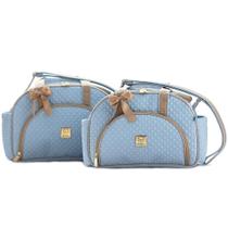 Kit Bolsas Maternidade Bebe Enxoval - M, P E Trocador