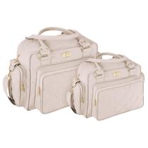 Kit Bolsas Maternidade Griff Baby Luxe Elegance Bege Kit Bolsas Maternidade Griff Baby Luxe Elegance Bege