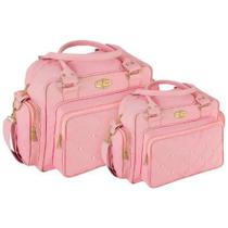 Kit Bolsas Maternidade Griff Baby Luxe Elegance Rosa Kit Bolsas Maternidade Griff Baby Luxe Elegance Rosa