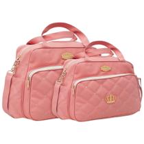 Kit Bolsas Maternidade Griff Baby Rosé Premium Kit Bolsas Maternidade Griff Baby Rosé Premium